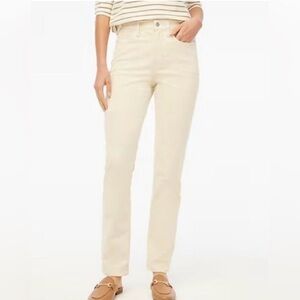 J Crew Women's Beige Straight Leg Jeans
